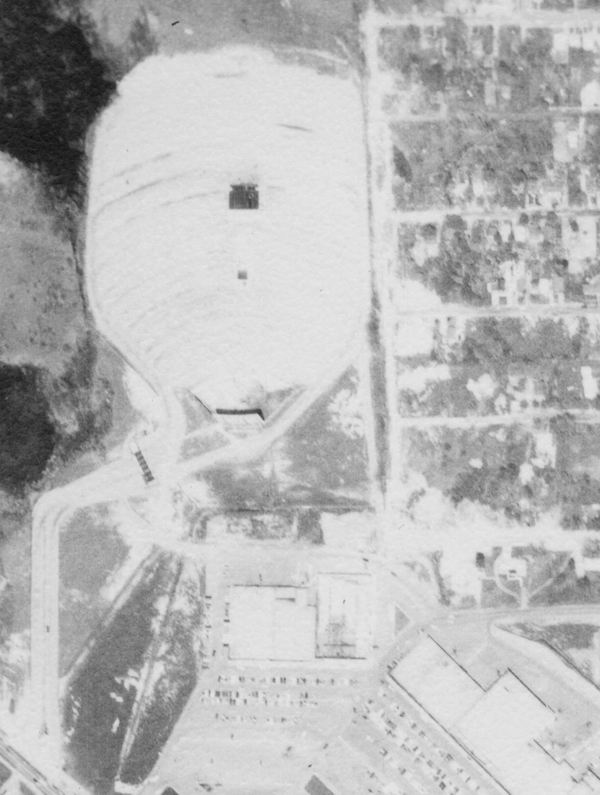 Miracle Mile Drive-In Theatre - Old Aerial (newer photo)